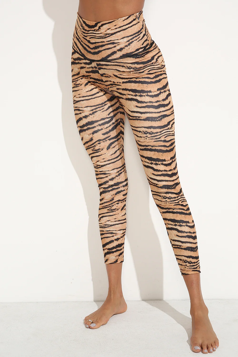 Tiger Print Workout Leggings