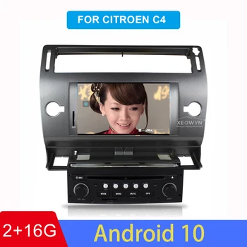 

7inch 1024X600 Android 10 autoradio For Citroen C4 2004-2015 Auto Radio Audio Video GPS Navigation