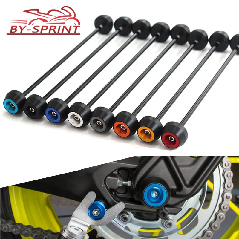 CNC+ POM продукт Мотоцикл Монстр для DUCATI Monster 821 Передняя и задняя ось вилка колеса протектор Краш Ползунки крышка Pad