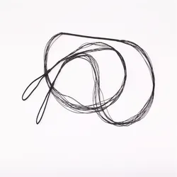Traditional Recurve Longbow Bowstring (Black - 113cm)