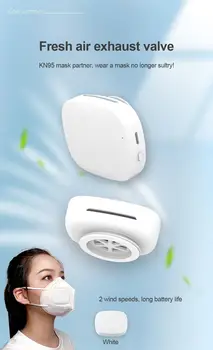 

Smart Reusable Face Mask with Filtered Electric Turbine Fan Activated Carbon NEW