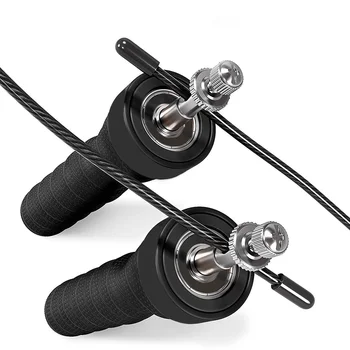 

Sweat Absorbent Racing Sports Exercise Men Women Jump Rope Non Slip Speed Adjustable Bearing Skipping Gym Workout Boxing Fitness