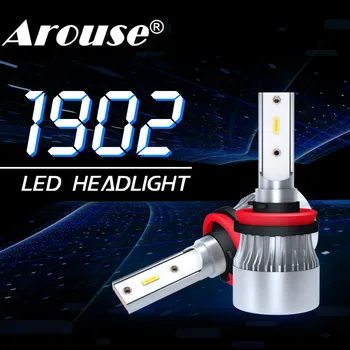 

AROUSE H11 H1 H4 H7 LED Headlight Bulbs 9005 9006 CSP Chips 60W 8000LM 6000K Car Led Auto Headlamp Headlights Fog Light 12v 24v