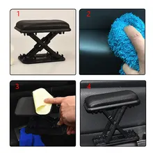 Автомобильный подлокотник Чехол Мягкий Универсальный Автомобильный увеличенный локоть поддержка сиденья автомобиля колодки Регулируемая высота локоть поддержка