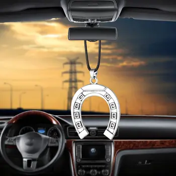 

Bemost Car Pendant Horseshoe Hanging Ornaments Automobiles Rearview Mirror Suspension Decoration Accessories Auto Gifts