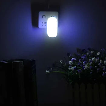 

PIR Motion Sensor Plug in Smart Night Light Body Induction 80-260V 3.6W Sensing Distance 2-5m for Bedroom Cabinet