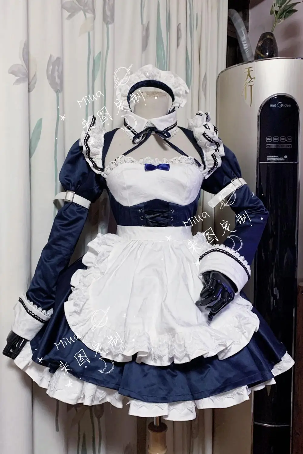 

[Customized] Anime Girls Frontline Vsk-94 Maid Uniform Lolita Dress Cosplay Costume Women Any Size Halloween Free Shipping 2020