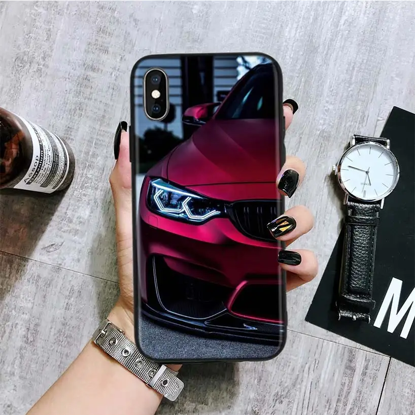 Синий красный для Bmw черный чехол для телефона Apple IPhone 11 Pro XS MAX XR 7 8 6 6S Plus X 10 Ten 5 5S SE Coque Shell