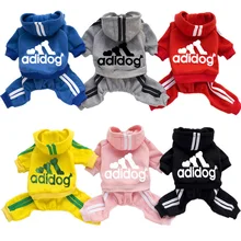 Roupas para cães inverno quente casaco de jaqueta para cães de estimação filhote de cachorro chihuahua roupas hoodies para pequenos cães médios filhote de cachorro yorkshire outfit XS-XL(China)