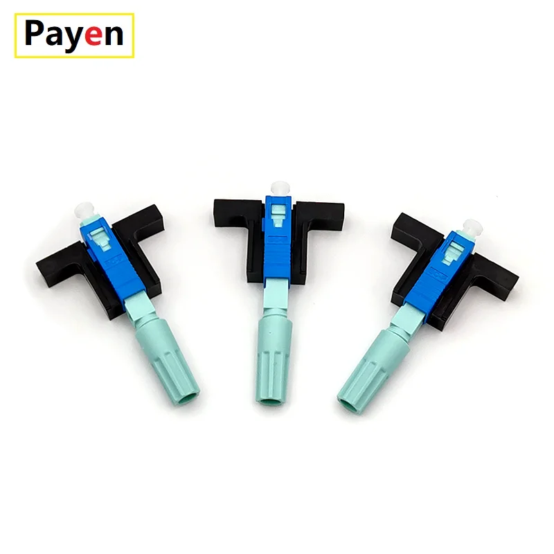 PAYEN 20/50/100PCS 58MM Fixed-length Block LX58 Single-Mode SC UPC APC Fast Connector FTTH Tool 58mm Connector Quick Connector 50 100 200 pcs lot ftth 58mm fixed length block lx58 single mode sc upc fast connector ftth tool 58mm connector quick connector