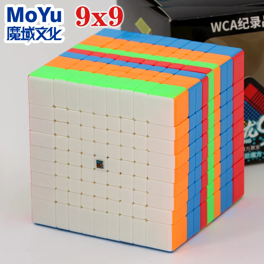 MoYu Meilong 9x9x9 Magic Speed Cube Stickerless Professional Twist Puzzle Toys 