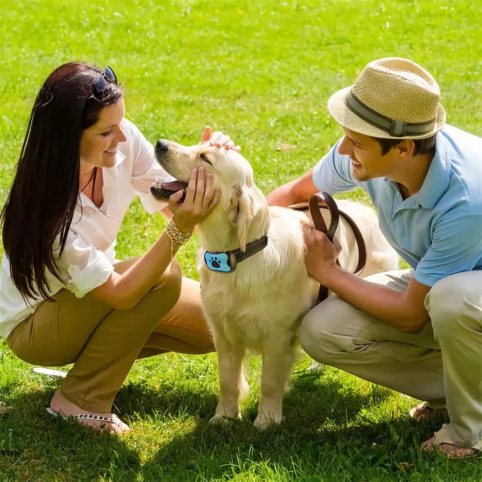 Dog Training Collar Dog Bark Deterrent MASBRILL Dog Anti Barking Device Electric Ultrasonic Dogs Training Collar Dog Stop Barking Vibration Anti Bark Collar Large