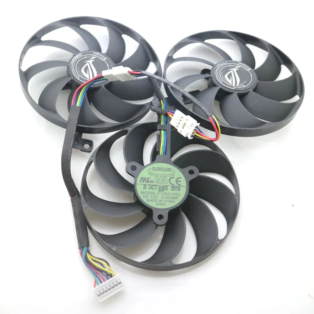 • T129215Su 12V 88Mm Per Asus Rog Strix-Rtx 2070 Rtx2080 Rog-Strix-Rtx2070S Ventola Di Raffreddamento Eccellente Della Scheda Grafica