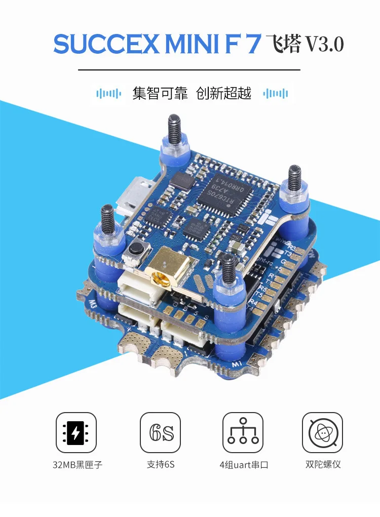 

IFLIGHT Wing succex F7 Twing Mini V3 35A Fortinet through Machine Black Box 2-6S
