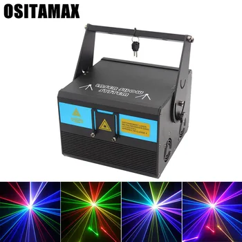 

RGB 5W(2/3/4/8/10W) DMX512 Laser Stage Lighting Effect Projector Light DJ Dance Bar Xmas Party Disco Show Lights