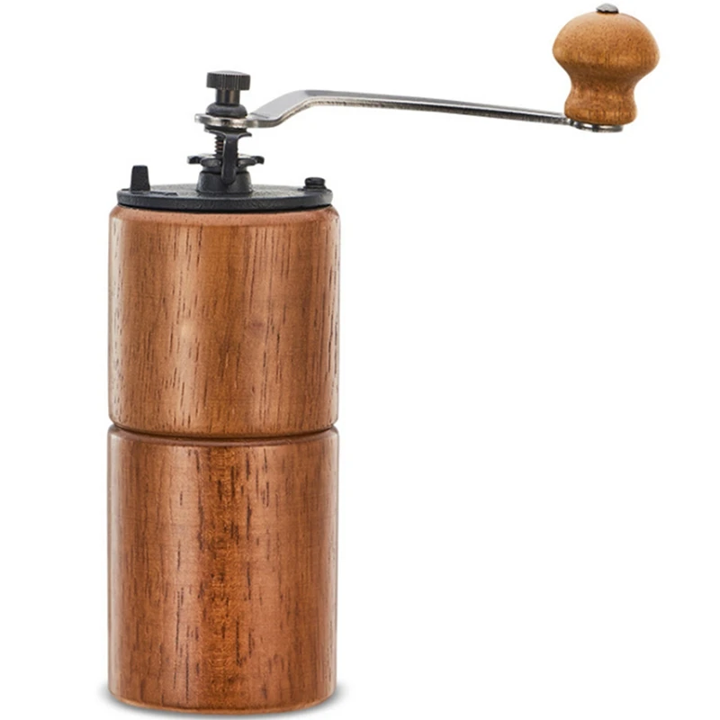 

Top Sale 1Pcs Mini Manual Adjustable Coffee Bean Grinder Manual Coffee Grinder Wooden Household Kitchen Mini Manual Coffee Grind