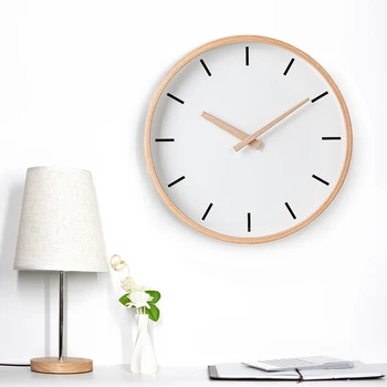 

Glass Cover Wall Clock Silent movement Personalized Non-ticking Display