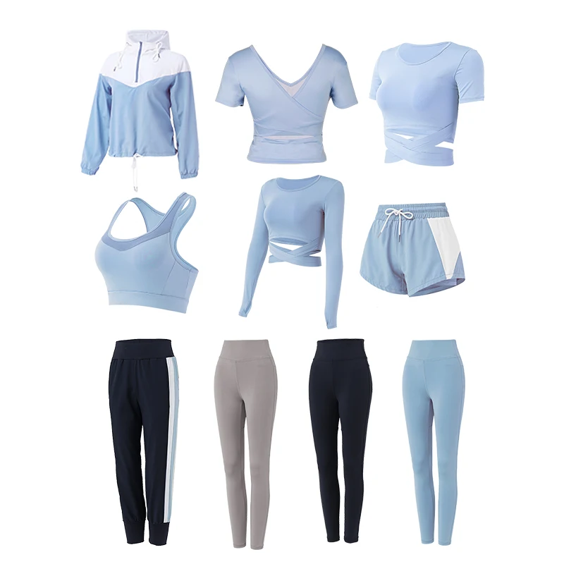 

Комплект для йоги из двух предметов, женская спортивная одежда для бега, женский костюм для фитнеса 2021