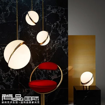 

Glass Bubbles Designer Led Pendant Lights Led Postmodern Nordic Iron for Dinning Room Kitchen Restaurant Suspension Luminaire AC