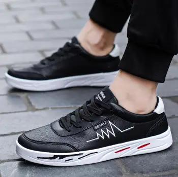 

Autumn luxury New chunky sneakers Mens Leather Flats Lace-Up Shoes Simple Stylish Male Shoes Large Sizes Oxford Shoes For Men