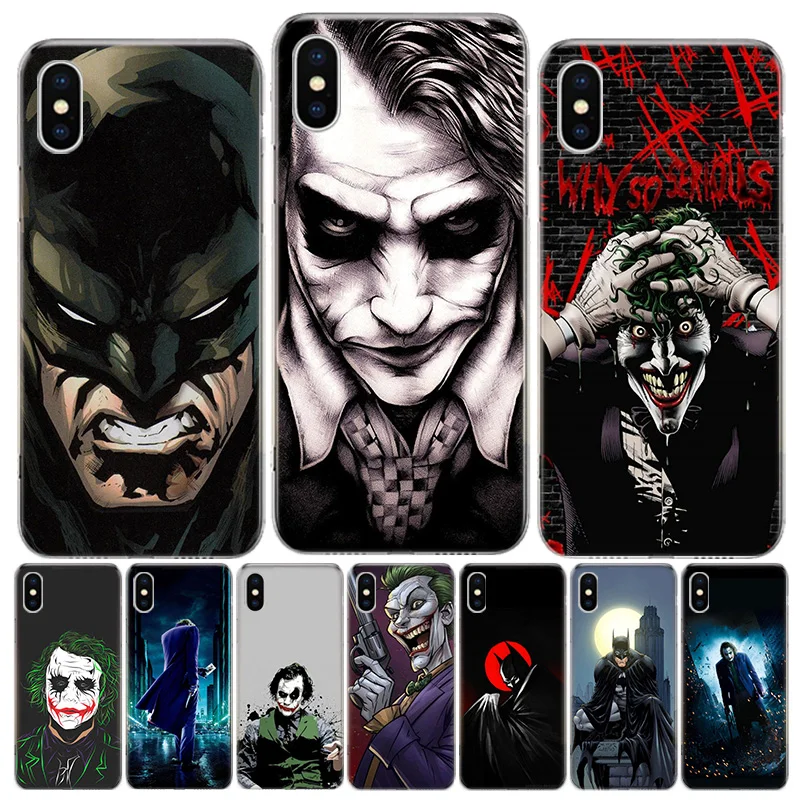 

Batman Dark Knight Joker Karta Phone Case For iphone SE 2020 11Pro XS MAX 8 7 6 6S Plus X 5 5S SE XR Cover Shell Coque