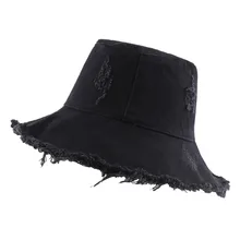 Солнцезащитная шляпа с защитой от ультрафиолетовых лучей, упаковываемая и Стильная летняя шляпа с широкими полями, шляпа-ведро, модная корейская шляпа, женская шляпа, летняя