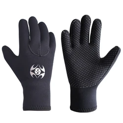 3MM Swimming Non-Slip Wear-Resistant Fishing Diving Gloves Warm and Cold Wetsuit Warm Neoprene Men and Women Gloves