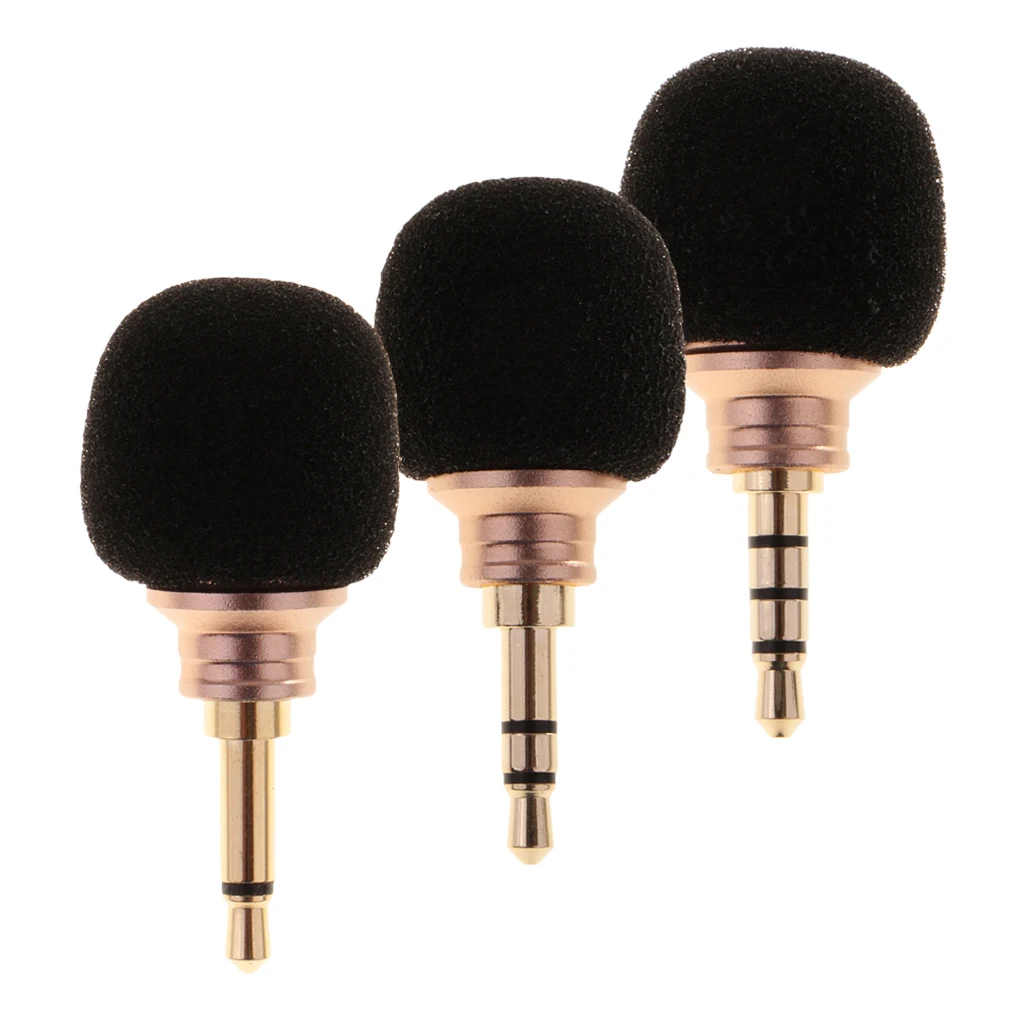 Mini Stereo Microphone 3.5mm Mic for Laptop Notebook Mobile Cell Phone