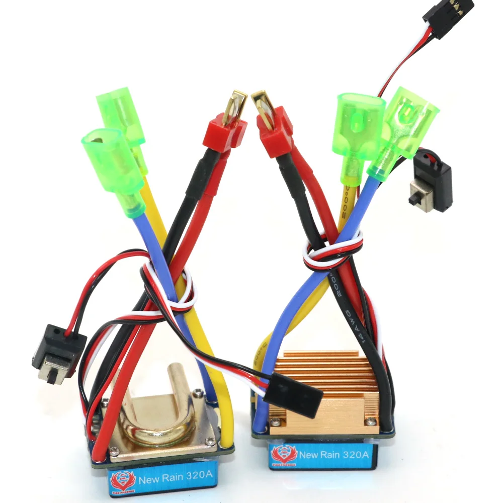 5 шт. RC 160A / 320A 480A ESC 380/540/775 Матовый контроллер скорости двигателя двухрежимный