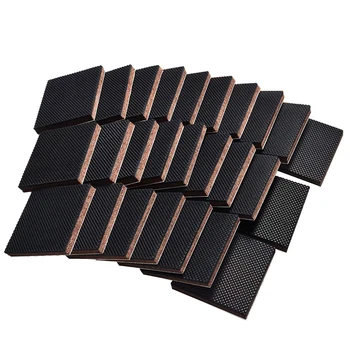 

Furniture Pads 26 Pcs 2 Inch Square Anti Slip Rubber Pads Self Adhesive Furniture Grippers, Non Skid Furniture Pads