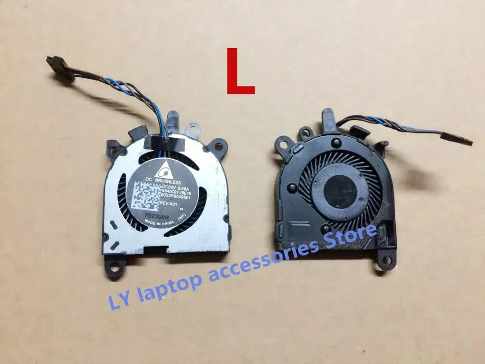 Для hp ENVY 13-AB ENVY 13-AB026TU вентилятор охлаждения процессора NS45C01-16E19 NS45C02-16F05 L вентилятор R - Цвет: L FAN