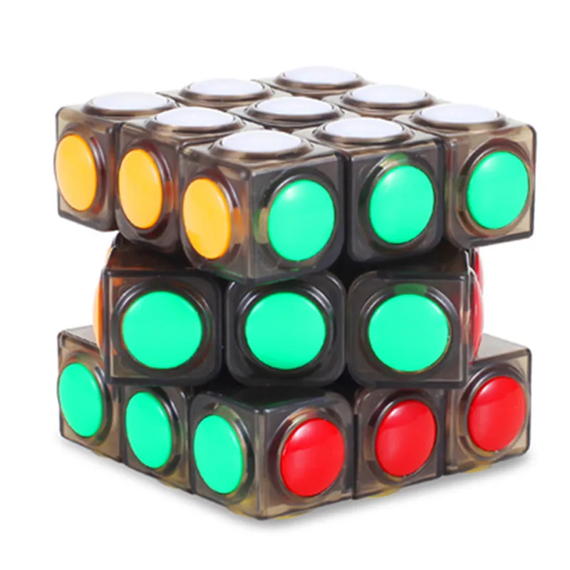 Cubos Magicos Пазлы волшебный куб профессиональный Megaminx волшебный квадрат детские развивающие игрушки детские мини взрослые EE50MF - Цвет: Transparent Black
