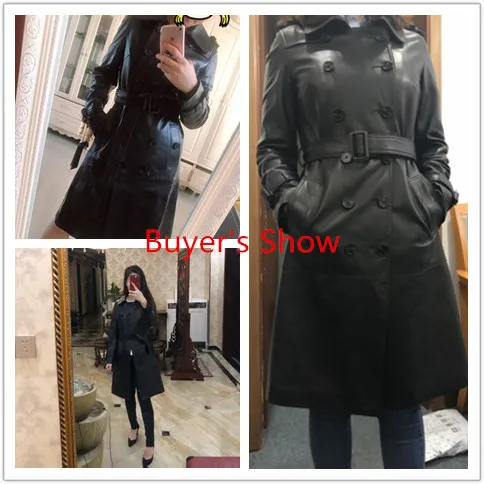 

Real 100% Sheepskin Coat Female Streetwear Long Down Coats Autumn Winter Jacket Women Genuine Leather Jackets MY3731 s s