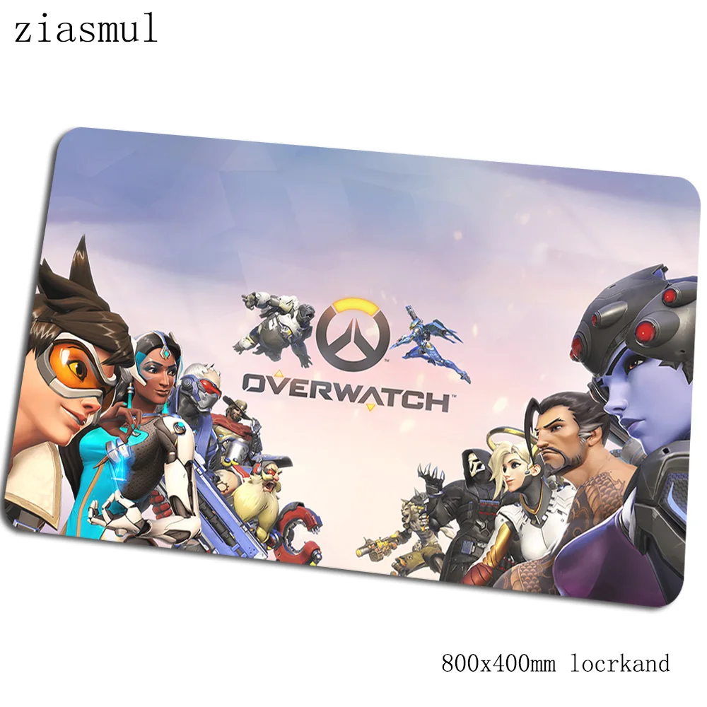 Overwatch коврик для мыши 80x40 см самый дешевый компьютерная мышь игровой мат геймпад pc HD печать игровой коврик для мыши стол коврик для офиса padmouse - Цвет: Size 800x400x2mm