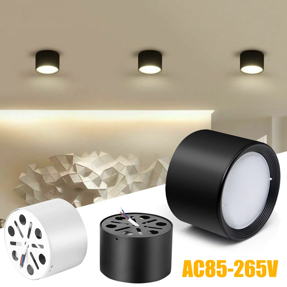 Downlight Decor LED Light 5W 7W 12W Spotlight Ceiling Lighting Led Warm White Surface Mounted | Лампы и освещение