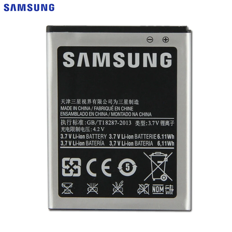 Samsung оригинальная замена Батарея EB-F1A2GBU для samsung I9100 I9108 I9103 I777 I9050 B9062 телефон Батарея 1650 мА-ч