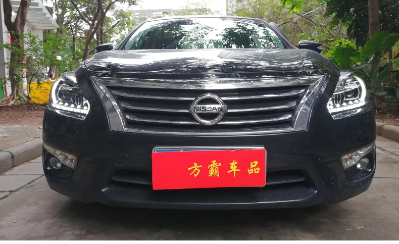 Головной светильник s для автомобиля Nissan Teana Altima 2013- DRL Дневной ходовой светильник светодиодный Биксеноновая лампа противотуманный светильник s автомобильные аксессуары