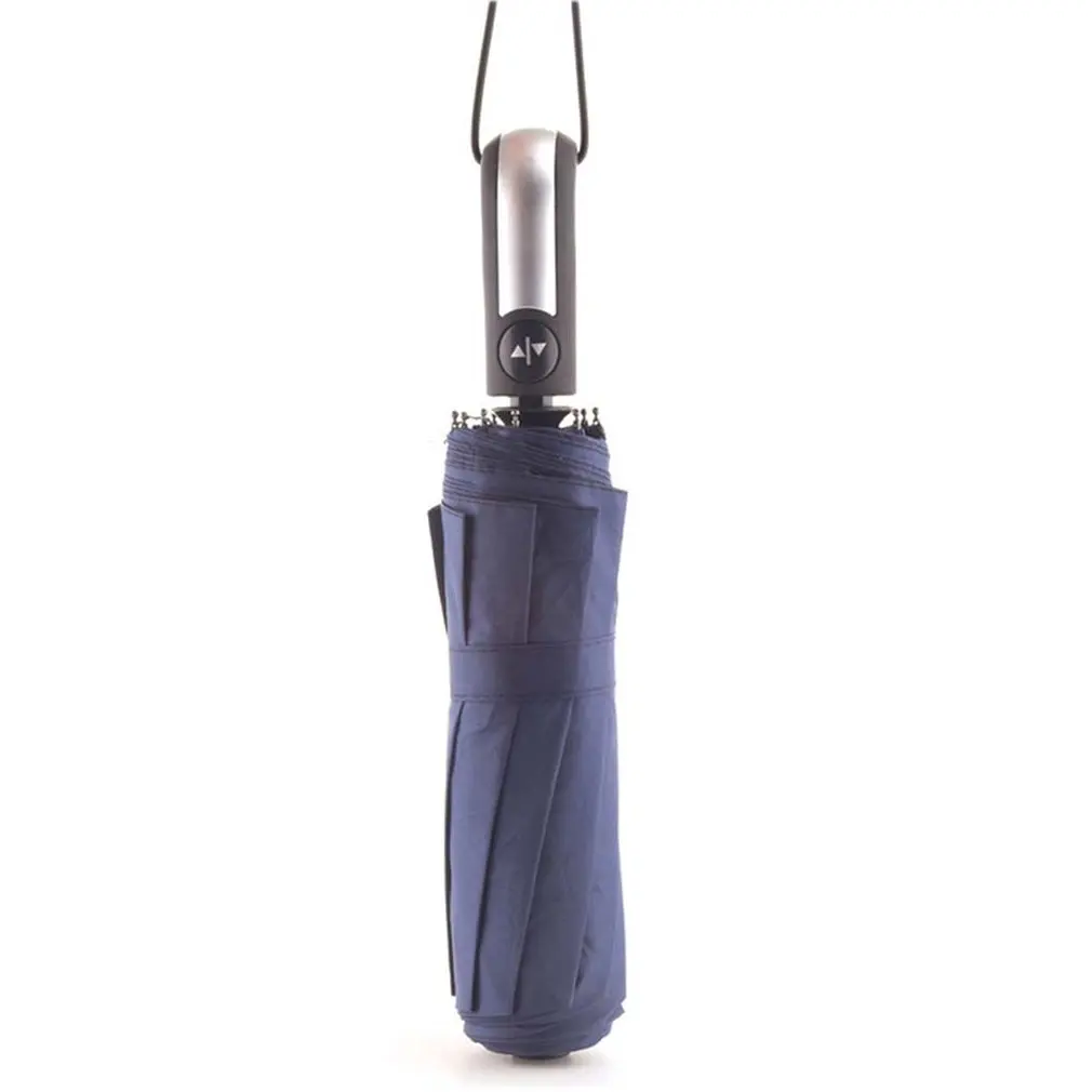 

Business Double People Umbrella Windproof Rainstorms Male 3 Fold Fully Automatic Rain Tools Sun Parasol