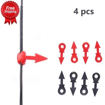 

4 pcs/set Compound Bow Shock Absorption Absorb Bowstring Vibration Arrow Shock Absorption for Archery Hunting Shooting