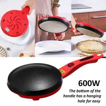 

220V 18cm Electric Crepe Maker Non Stick Baking Pancake Pan Frying Griddle Machine Multifunction Kitchen Cooking Tools 600W