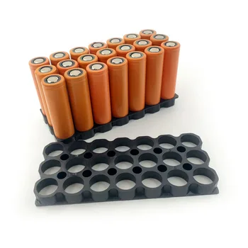

15pcs/lot MasterFire 3*7 18650 Batteries Spacer Radiating Holder Bracket Black Plastic Battery Storage Box Holder Brackets