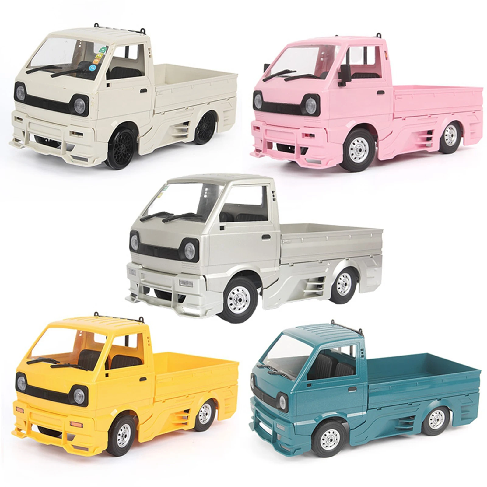 WPL D12 RC грузовик 1/10 2WD Truck матовый 260 Мотор светодиодный светильник игрушки с