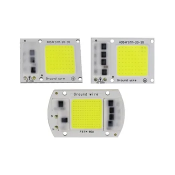 

10pcs Driver free COB light source LED bead chip to meet the needs of plant growth 15W 20W 30W 50W white blue warm red green