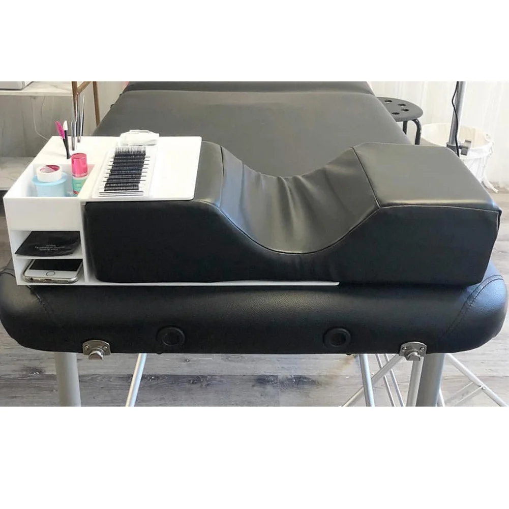 Special Offers Cojín suave de pestañas injertadas extensiones de almohada, reposacabezas, soporte para el cuello en forma de U, herramienta profesional de salón impermeable de cuero PU glLkEZNEO