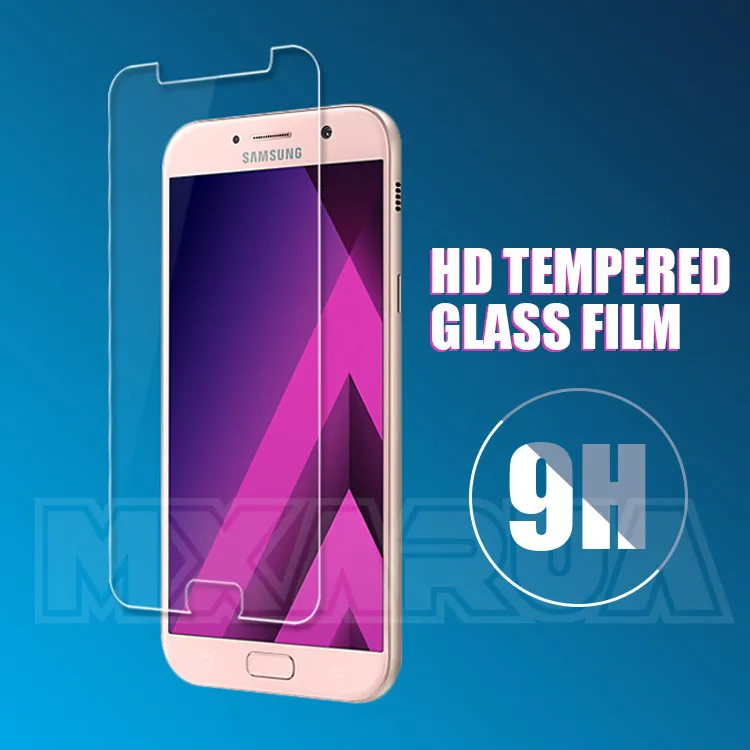 9H закаленное стекло для samsung Galaxy A7 A5 A3 Защитная пленка для экрана для samsung A6 A8 Plus A9