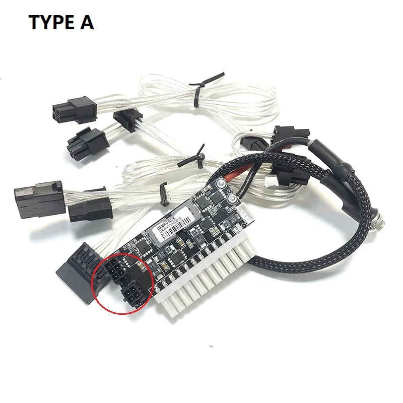 Fonte de Alimentação para Computador Novo Mini Psu 24pin Mini Psu 12v Psu dc para Carro Atx pc Suporte 400 1060 1080 - Imagem 4