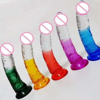 22cm Realistic Dildo Powerful suction cup Adult games Huge Penis Big dick Female Masturbation Device Erotic Sex Toys for Couple 3
