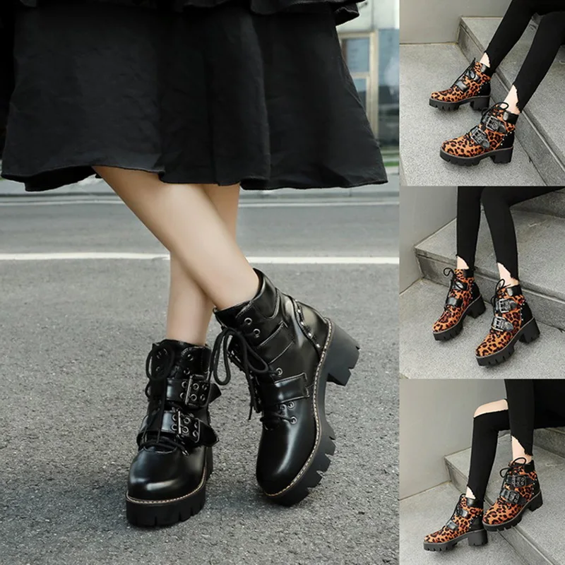 western style lace up boots