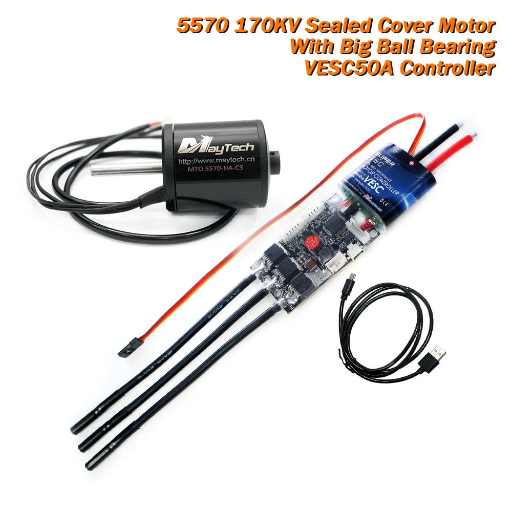 Maytech 50A 12S V4 на базе VESC контроллер скорости с 5055 5065 5570 бесщеточный - Цена: 16 171,98 - 17 516,34 руб.