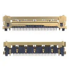 10Pcs/LOT  Golden / Silver LCD LVDS Display FPC Connector 30pin For Macbook Pro/ Air A1370 A1398 A1425 A1502 A1465 A1466